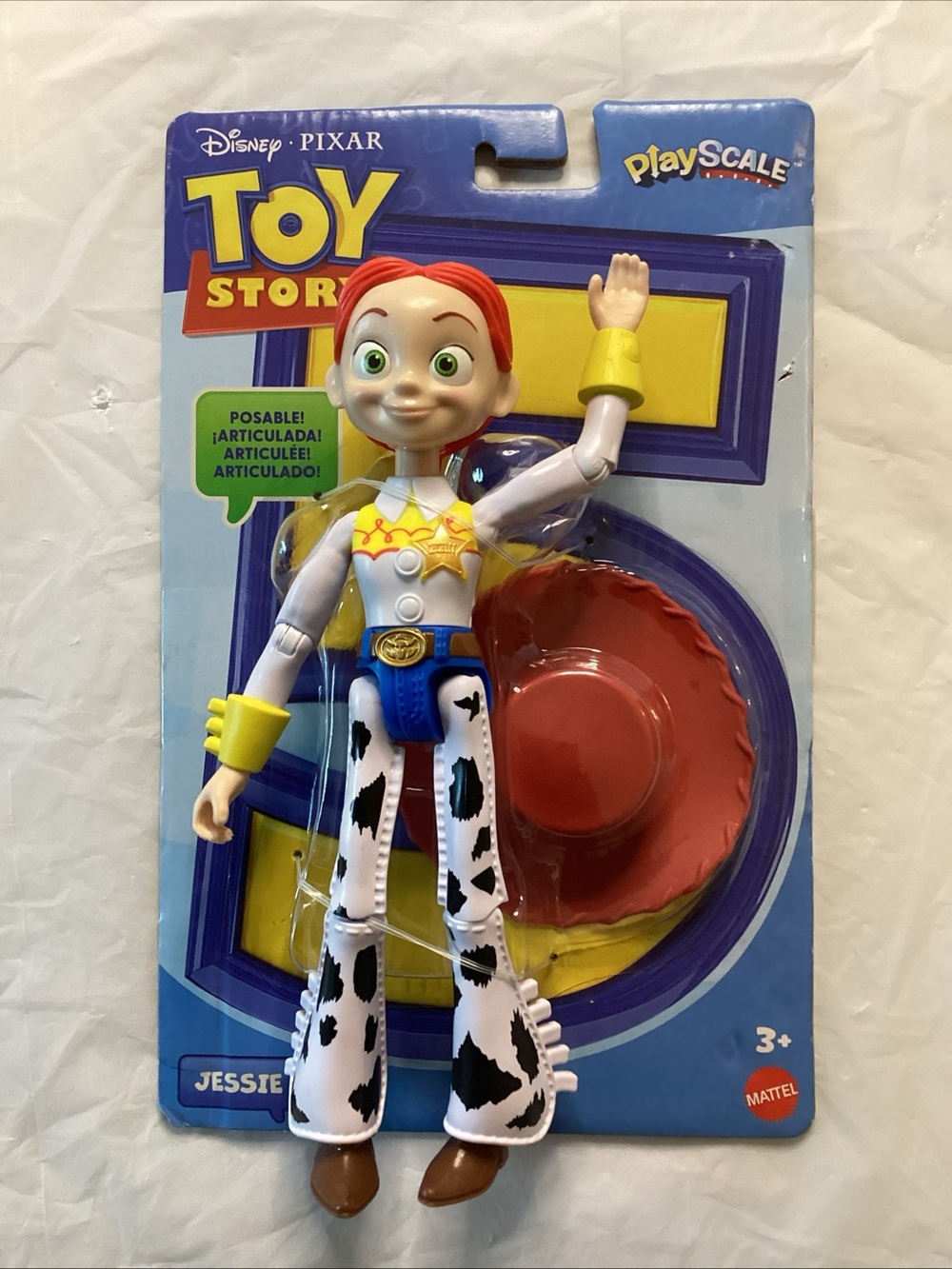 Disney Jessie Poseable Figure with Red Hair & Cow-Print Chaps